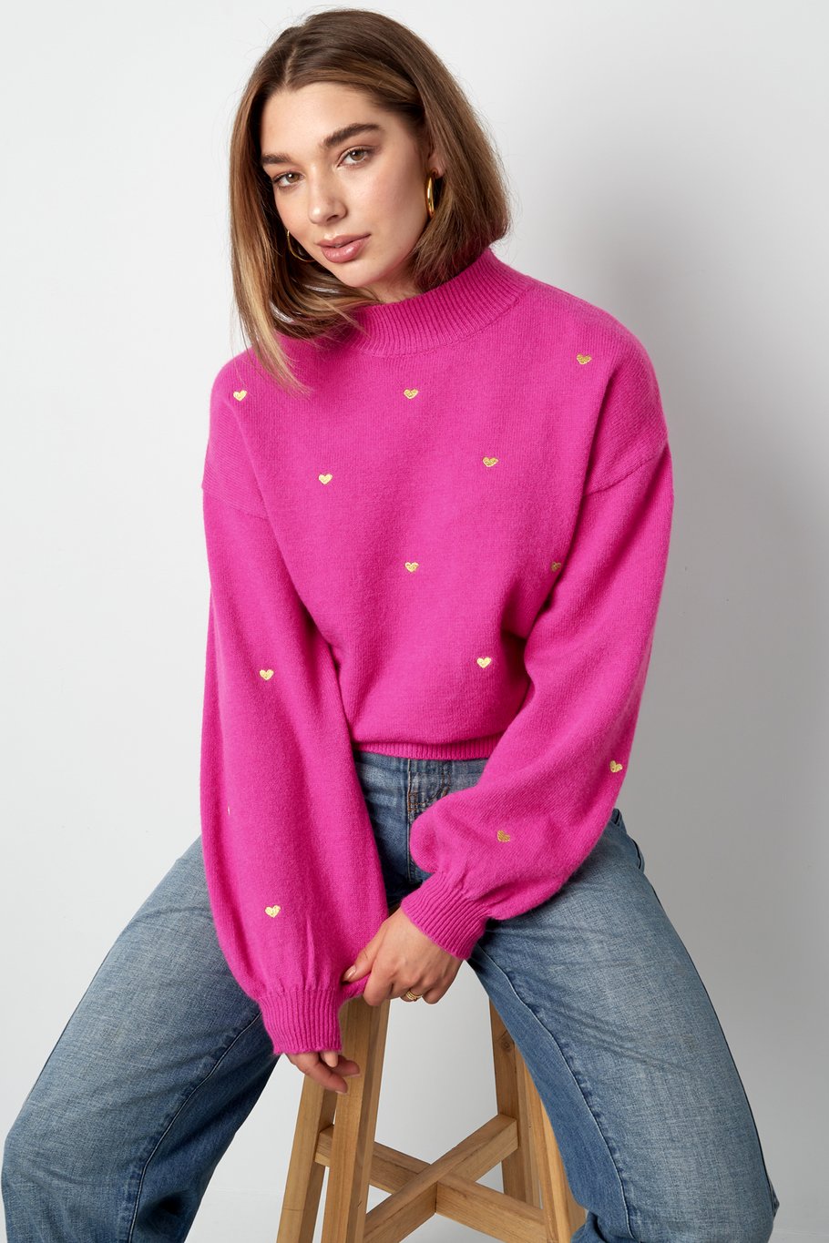 Sweetheart Charm Pullover - schwarz Bild4